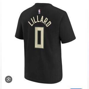 NEW NIKE KIDS MILWAUKEE BUCKS DAMIAN LILARD #0 Shirt size: M (10-12)